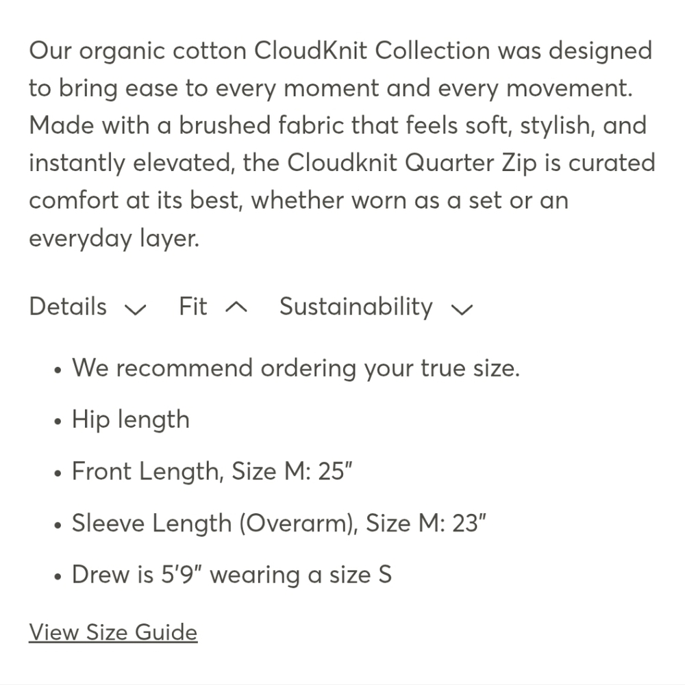 NWT Pact Cloudknit Quarter Zip - Medium - Gray (I also have black and navy) - Picture 4 of 6